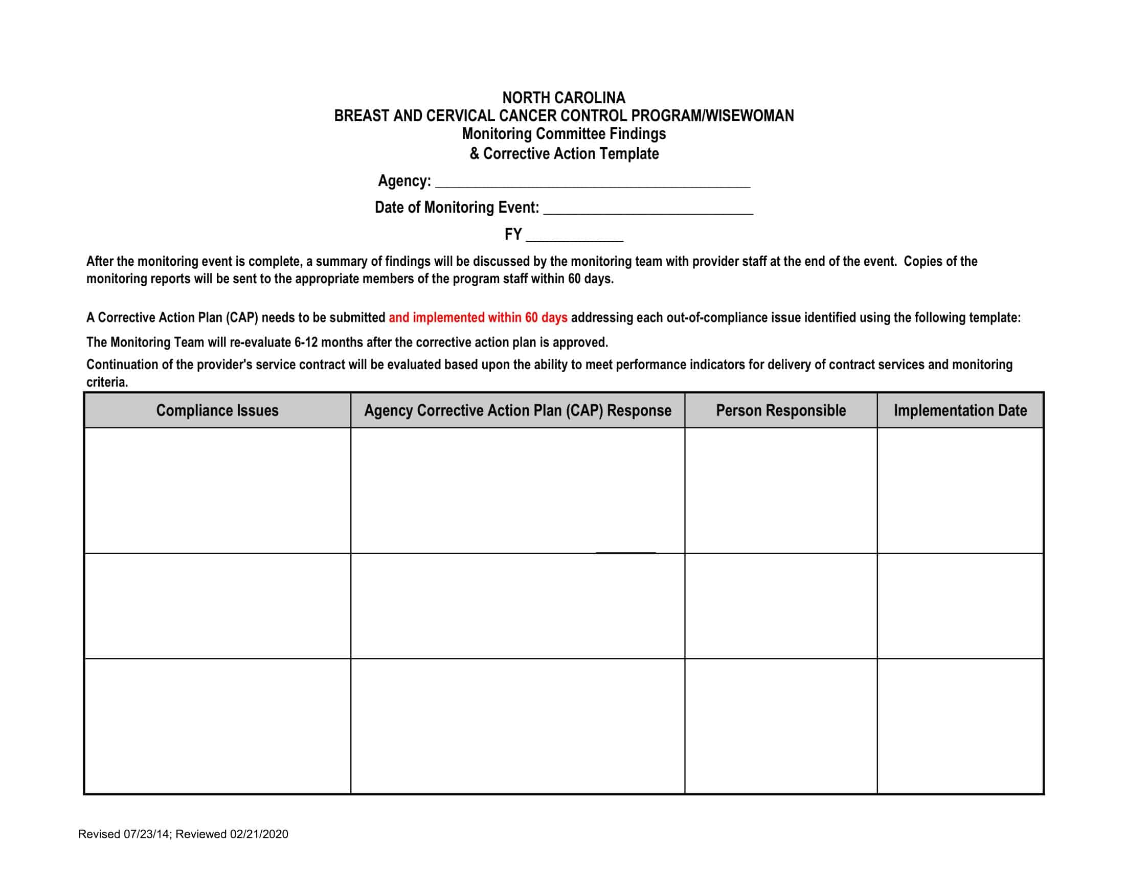 Free Printable Corrective Action Plan Templates [PDF, Word, Excel]