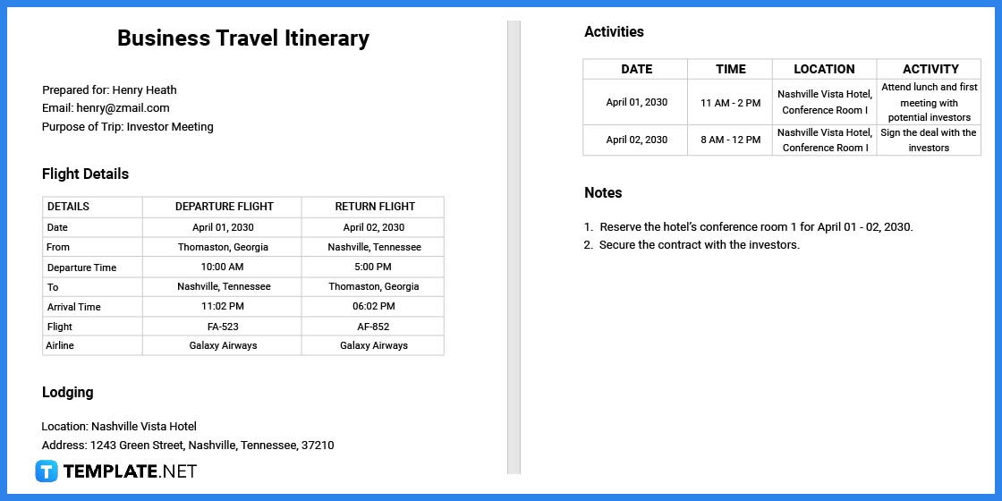 How to Make/Create a Travel Itinerary for a Visa Application [Templates