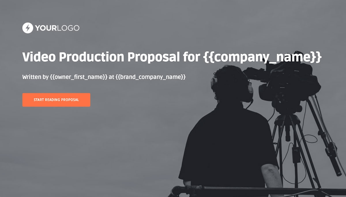 Proposal Template for Video Production - DiscoverMyBusiness