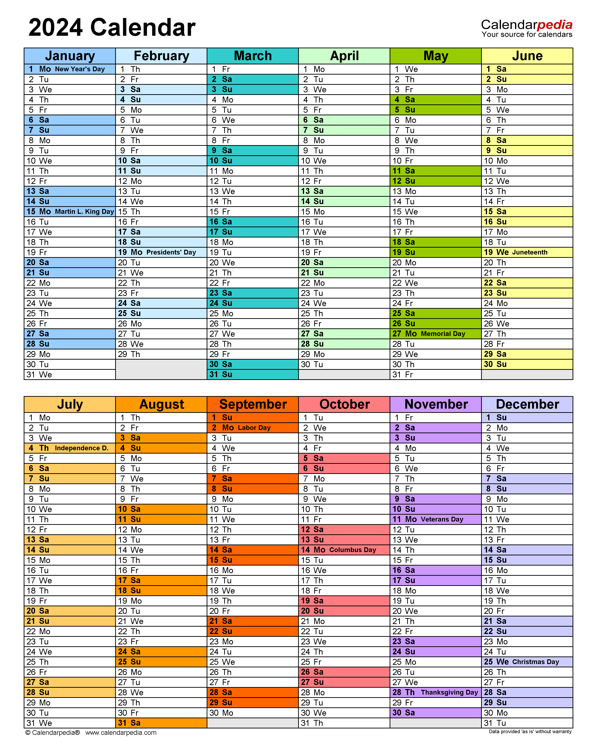 2024 calendar templates and images - 2024 calendar free printable word