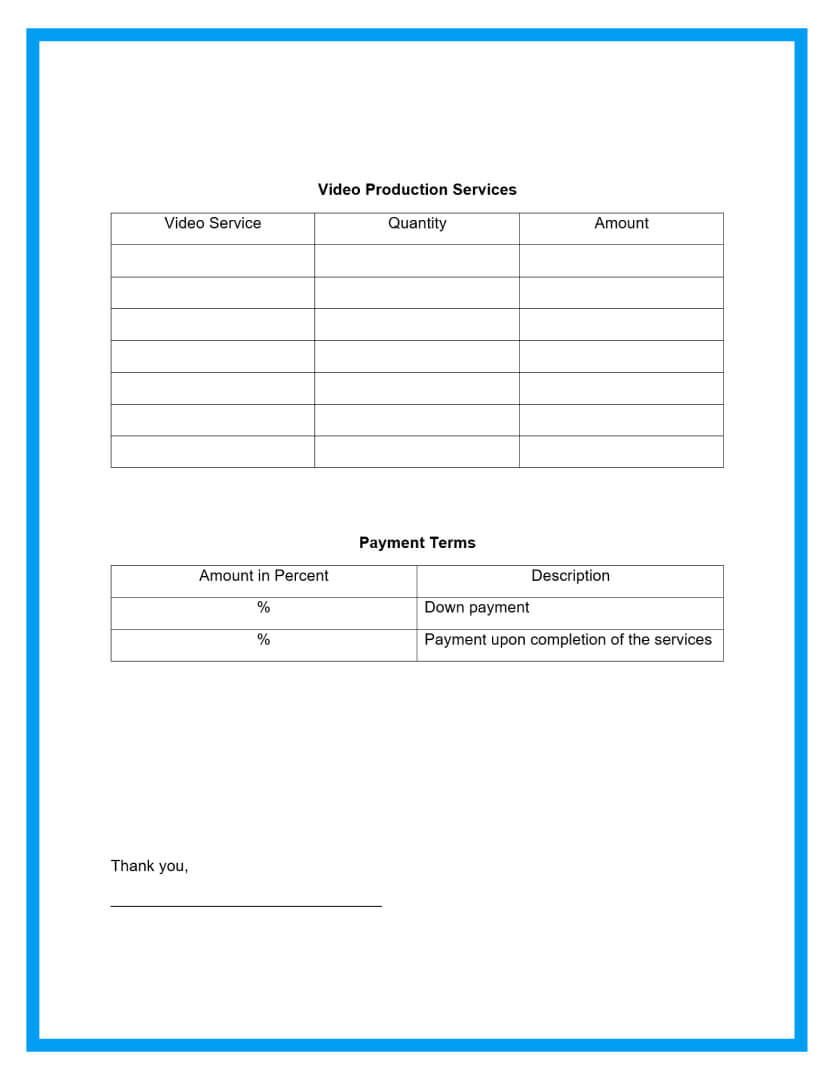 Free Video Production Proposal Template - Win More Clients