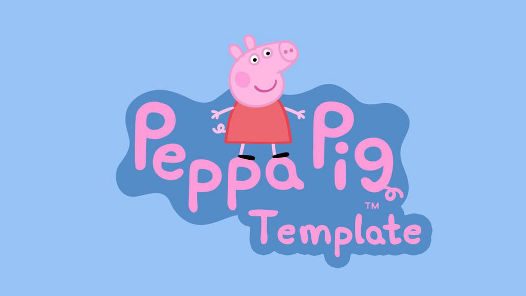 Peppa Pig Template by HyukJang on DeviantArt