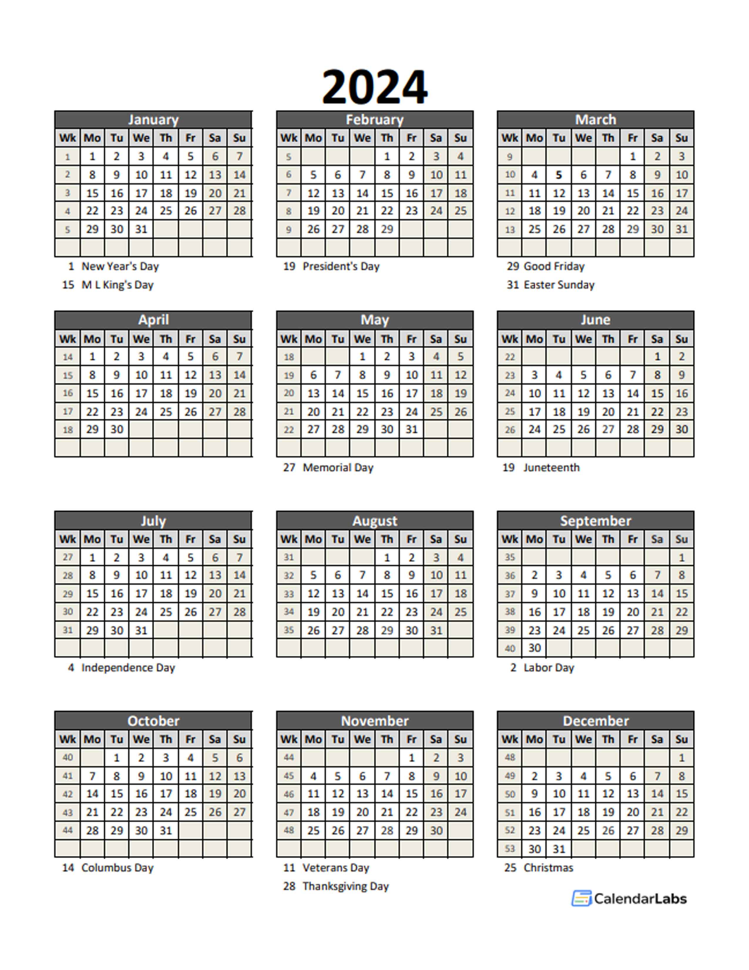 2024 Free Calendar Template Word Excel 2024 - Bonny Christy